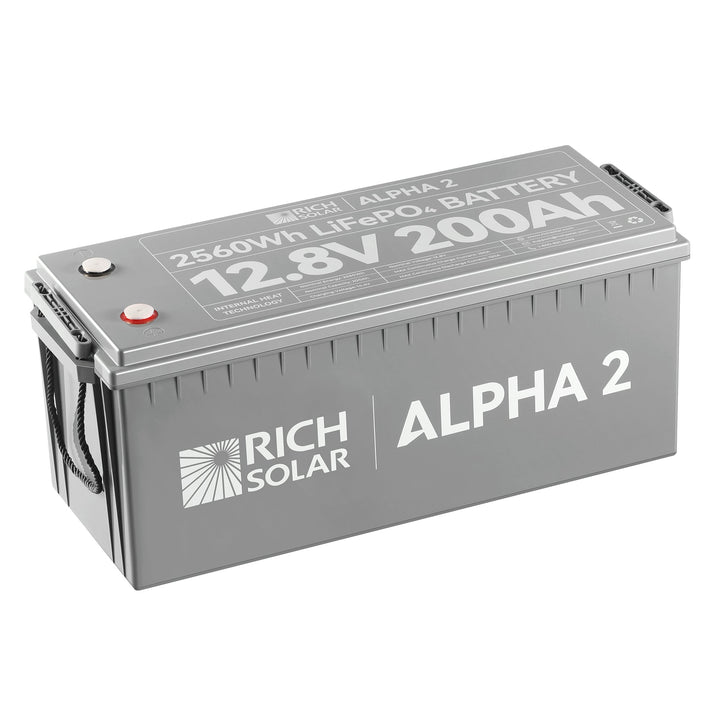 Rich Solar ALPHA 2 | 12V 200Ah LiFePO4 Battery