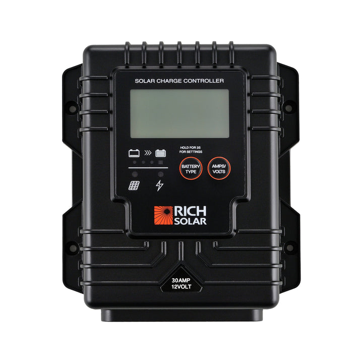 Rich Solar BRAVO Waterproof 30 | 30 Amp Waterproof PWM Solar Charge Controller