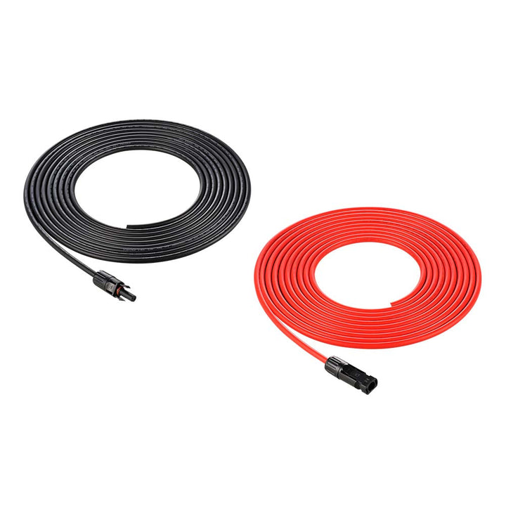 Rich Solar 10 AWG Solar Panel-to-Controller Cable Pair | Choose Length