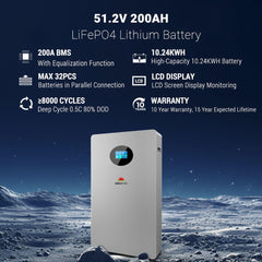 Powerwall X LITHIUM BATTERY 51.2V 200AH SG48200T