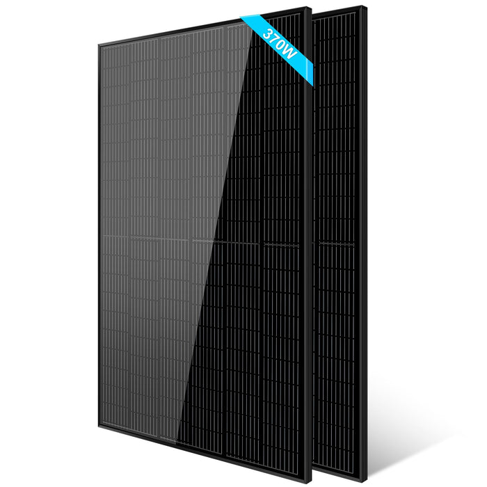 370W Mono Black Solar Panel