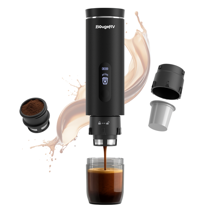 BougeRV CM02 Hands-Free Cordless Self-Heating Coffee Maker