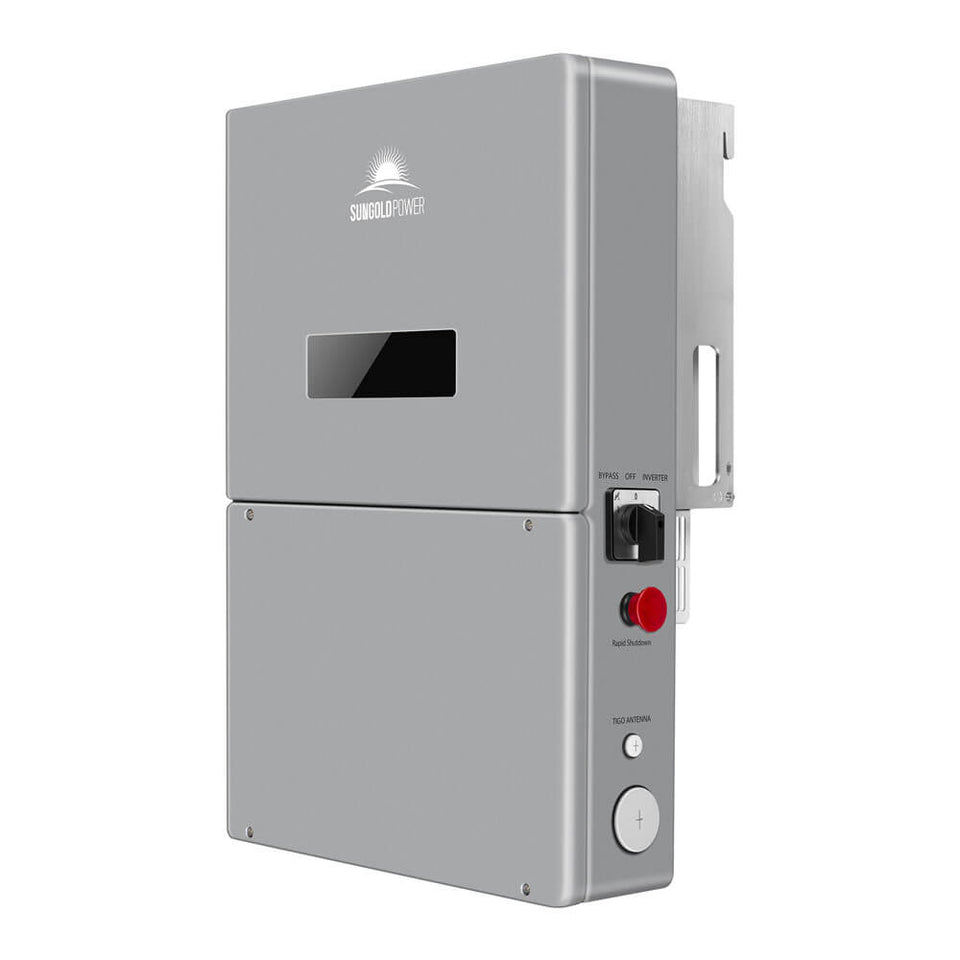 High Voltage 11.4KW Hybrid Split Phase Inverter with APS Transmitter