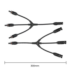 Renogy Y Branch Parallel Adapters 3 to 1