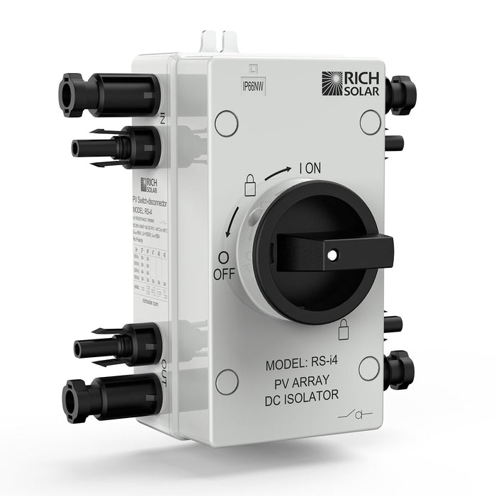 Solar PV DC Quick Disconnect Switch