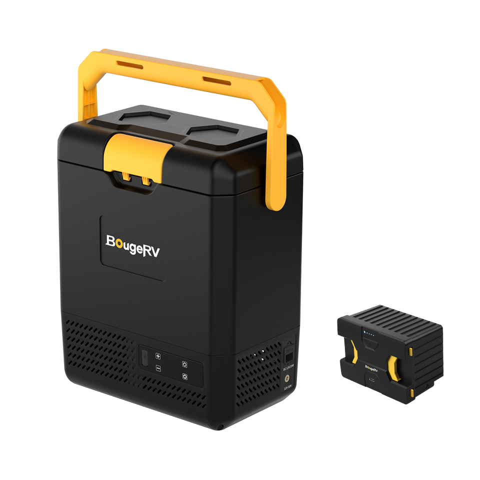 BougeRV CRH 9QT 12V Portable Car Fridge with 173Wh Battery