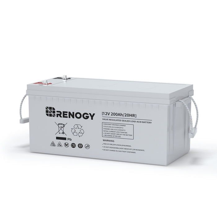 Renogy 12V 200Ah Deep Cycle AGM Battery