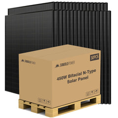 450 Watt Bifacial N-Type Monocrystalline Solar Panel SGN-450-BDG5 (32 PANELS)