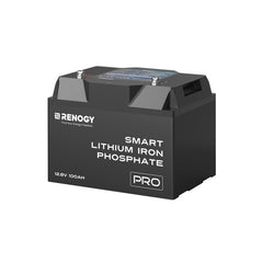 Renogy PRO 12V  100Ah Smart Lithium Iron Phosphate Battery w/Bluetooth & Self Heating