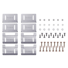 Renogy Solar Panel Mounting Curved Z Bracket  Set of 4
