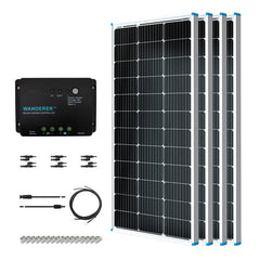 Renogy 400W 12V Monocrystalline Solar Starter Kit w/ 30A PWM Charge Controller