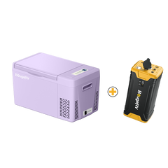 BougeRV 12V 23QT Colorful Purple Car Fridge (Refurbished)
