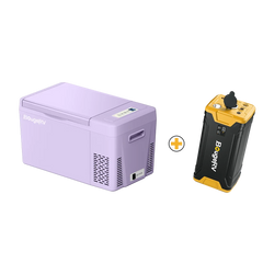 BougeRV 12V 23 Quart Colorful Purple Portable Fridge