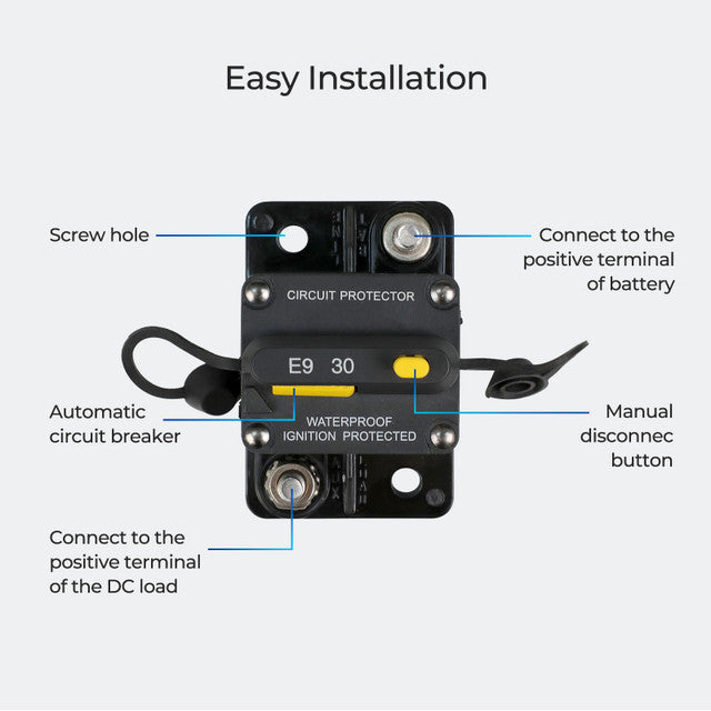 Renogy 40A Thermal Circuit Breaker