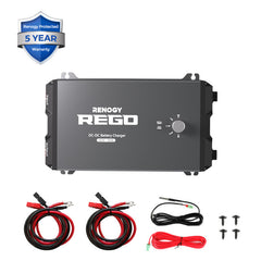 Renogy REGO 12.8V 400Ah Lithium Iron Phosphate Batteries w/ REGO 60A DC to DC Charger