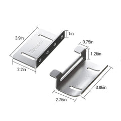 Renogy Solar Panel Mounting Curved Z Bracket  Set of 4