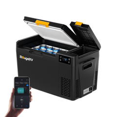 BougeRV New CRX3 23QT Portable Car Fridge Freezer
