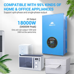 12kw 48v split phase inverter AC input 240V AC output 120V/240V (without MPPT)