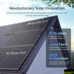 Renogy 200W 12V ShadowFlux Anti-Shading N-Type Solar Panel
