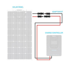 Renogy  10FT 12 AWG MC4 Solar Panel to Charge Controller Adapter Cables