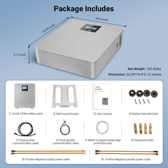 CoreX 5 Elite Wall Mounted 48V 100AH Residential Energy Storage Battery Pack