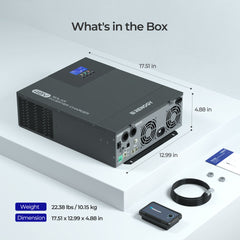 Renogy 3500W 48V Pure Sine Wave Solar Inverter Charger