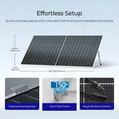 Renogy 590W N-Type Bifacial Monocrystalline Solar Panel