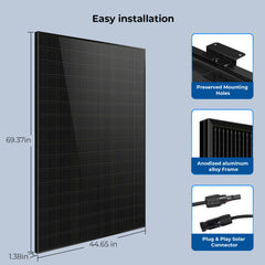 450 Watt Bifacial N-Type Monocrystalline Solar Panel