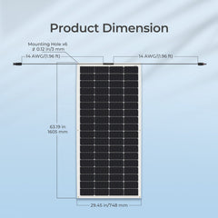 Renogy 200W 12V Flexible Monocrystalline Solar Panel