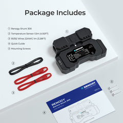 Renogy Battery Shunt 300 Remote Battery Monitoring