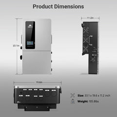12KW 48V All-in-one Hybrid Solar inverter | Whole Home Backup (200A)| SGS-12K18MAX