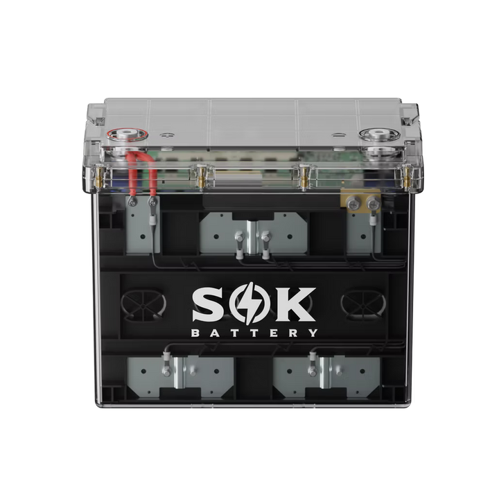SK12V100PC | SOK 12V100Ah LiFePO4 Battery Bluetooth, Clear Sealed Box