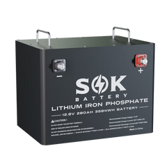 SK12V280H | 280Ah Battery, Built-in heater and Bluetooth, Best for RV or Marine