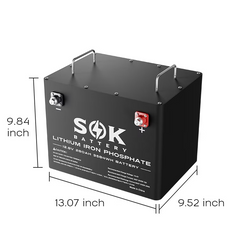 SK12V280H | 280Ah Battery, Built-in heater and Bluetooth, Best for RV or Marine