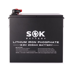 SK12V206H | 12V 206Ah LiFePO4 Battery Bluetooth & Built-In Heater
