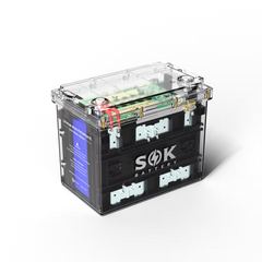 SK12V100PC | SOK 12V100Ah LiFePO4 Battery Bluetooth, Clear Sealed Box