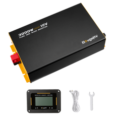 BougeRV 3000W 12V Pure Sine Wave Inverter with Bluetooth