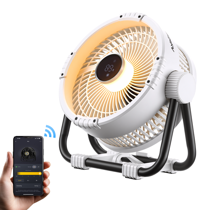 BougeRV F01 Portable Outdoor Fan (White)