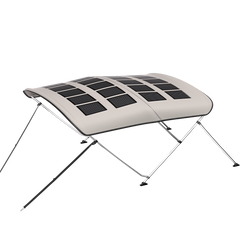 BougeRV 200W N-Type Solar Bimini Top for Boats