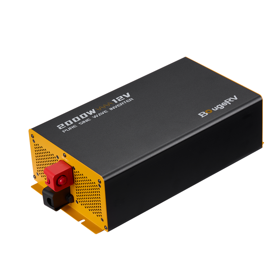 BougeRV 2000W 12V Pure Sine Wave Inverter with Bluetooth