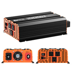 NOVA PURE 1K | 1000 Watt (1kW) 12 Volt Industrial Pure Sine Wave Inverter | Powerful 1000W 12V Off-Grid Inverter for RVs, Trailers, Campers, Vans, Trucks, Overlanders, Boats | Top Rated