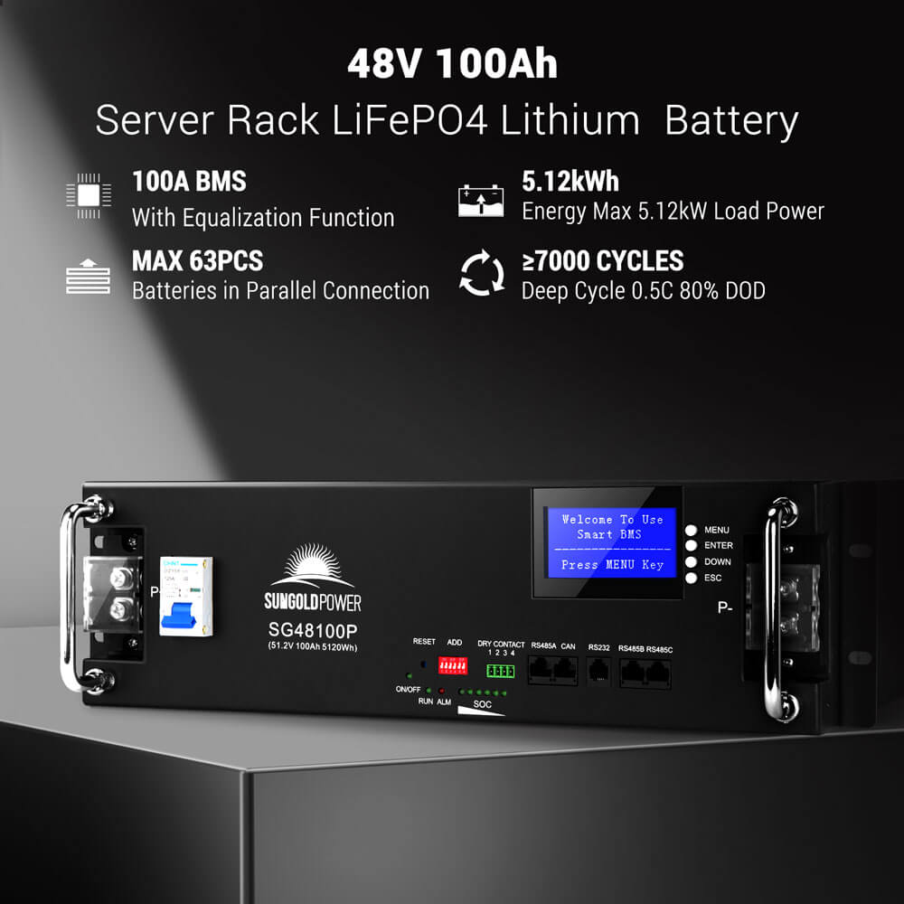 Off-Grid Solar Kit 13000W 48VDC 120V/240V LiFePO4 20.48KWH Lithium Battery 14 X 415 Watts Solar Panels SGR- 13KM