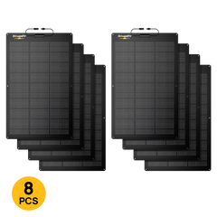 BougeRV Arch 2.0 100W N-Type Fiberglass Flexible Solar Panel