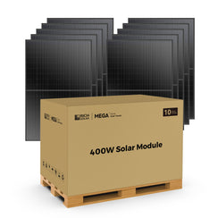 MEGA 400 | 400 Watt Solar Panel | Premium Grid-tie or Off-grid Solar Panel for Residential, Commercial, Agriculture | 25-Year Output Warranty