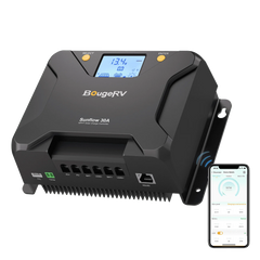 BougeRV 200W 12V CIGS Flexible Solar System Kit(Adhesive)