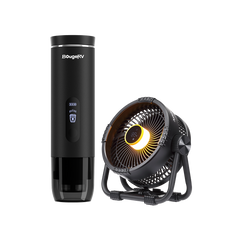 BougeRV Portable Coffee Maker and Camping Fan Kit