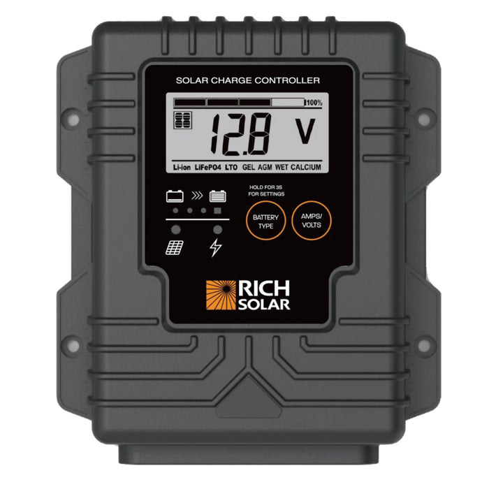 BRAVO Waterproof 10 | 10 Amp Waterproof PWM Solar Charge Controller