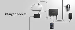 Pecron D39 DC UPS Battery Backup, 38.48Wh Small UPS for WiFi Router/Modem/Security Camera/Phone, With PoE Port, 5V/9V/12V