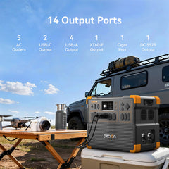 PECRON E3800LFP Portable Power Station 4200W 3840Wh with Free Cart PRE-ORDER