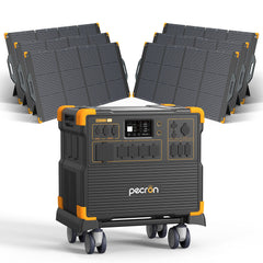 PECRON E3800LFP Portable Power Station 4200W 3840Wh with Free Cart PRE-ORDER